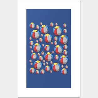 Beach Ball Pattern Posters and Art